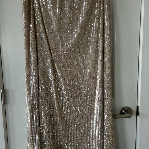 OLD NAVY SEQUIN TALL MAXI SKIRT- UNWORN - Picture 3 of 10